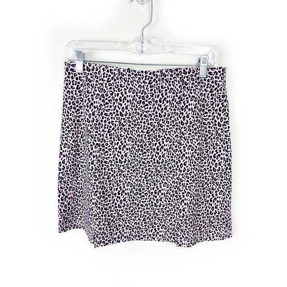 NWT TOPSHOP Pink Leopard Skirt size: 10 - Picture 1 of 11